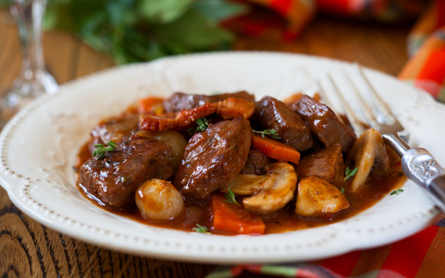 Bœuf Bourguignon au Cookeo